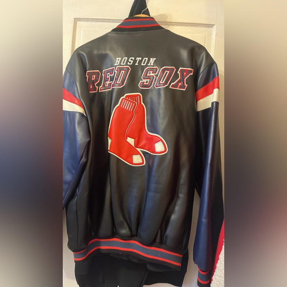 Y2K Red Sox Varsity Jacket